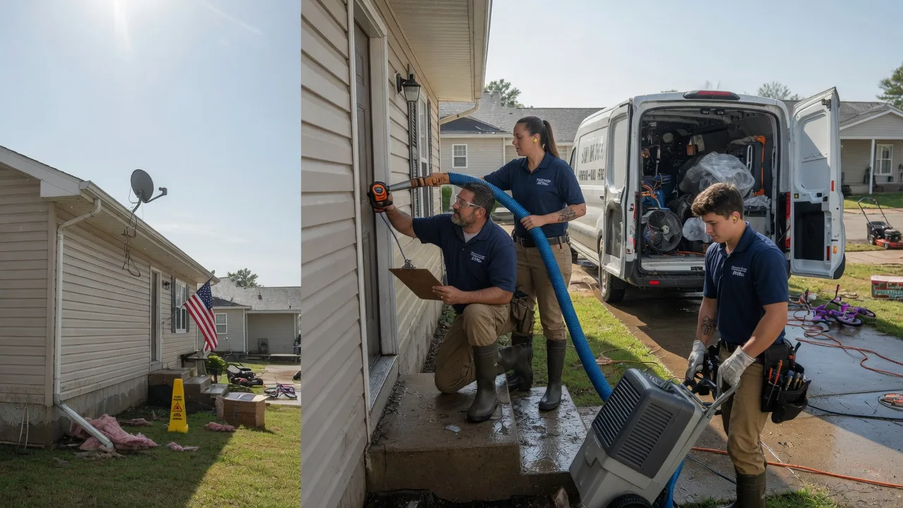 Ceiling Water Damage Restoration in Burke, SD near me